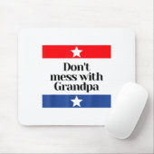 Don't Mess With Grandpa Texas Dad Granddad Grandfa マウスパッド (マウス)