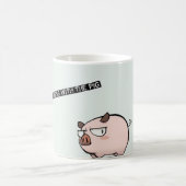 Don't mess with he pig コーヒーマグカップ (中央)