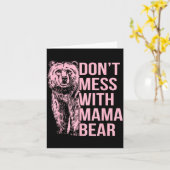 Don't Mess With Mama Bear  カード (黄色い花)