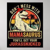 Don't Mess With Mamasaurus You'll Get Jurkicked ポスター (正面)