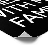 Don't Mess With My Family, Funny, Jokes, Sarcastic ポスター (角)