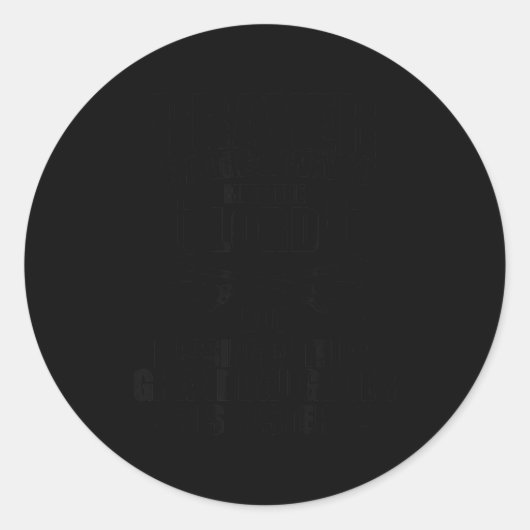 Don't Mess With My Granddaughter Gun Funny For Pap ラウンドシール (正面)