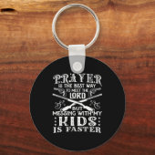 Don't Mess With My Kids! Mom  キーホルダー (正面)