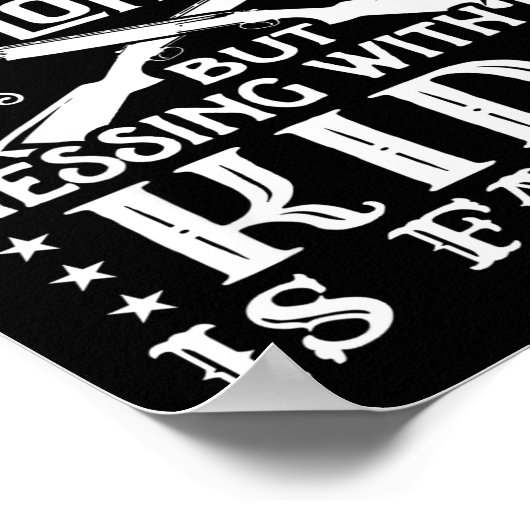 Don't Mess With My Kids! Mom ポスター (角)