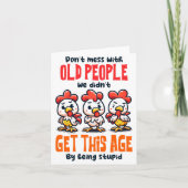 Dont Mess With Old People  カード (正面)
