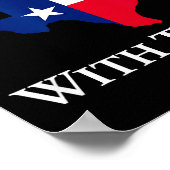 Don't Mess With Texas State Pride Shirt  ポスター (角)