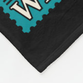 Don't Mess With The Mail Lady - Mailwoman Mail Car フリースブランケット (角)