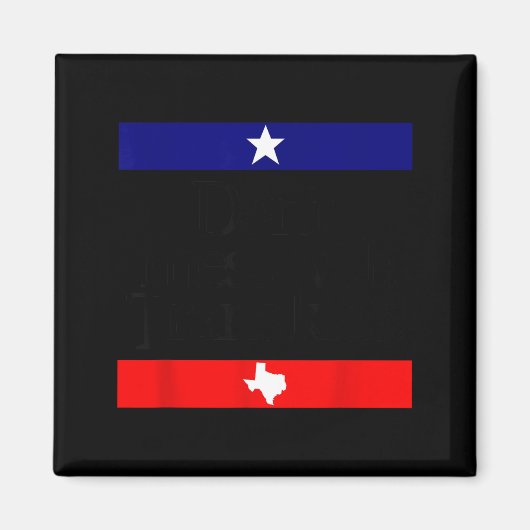 Don't Mess With Trans Kids Texas Pride Protect Tra マグネット (正面)