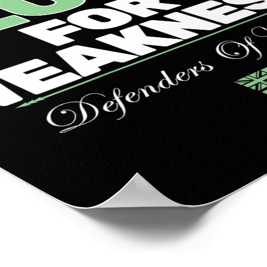 Don't Mistake Aloha For Weakness (on Back)  ポスター (角)