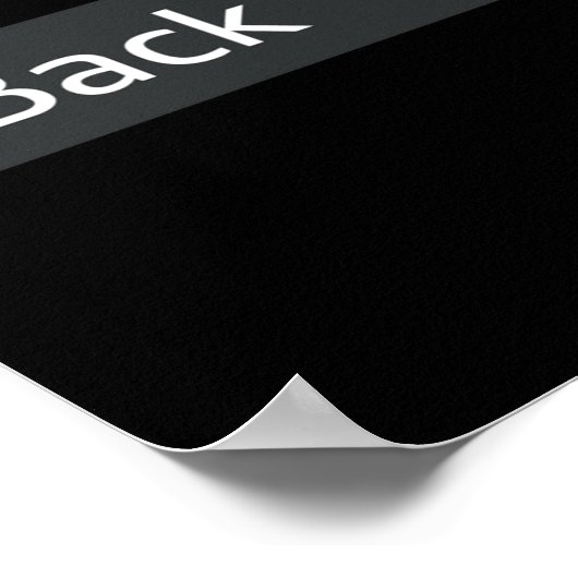 Don't New York My Florida On Back  ポスター (角)