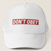 Don't Obey Portland Frog Protest キャップ (正面)