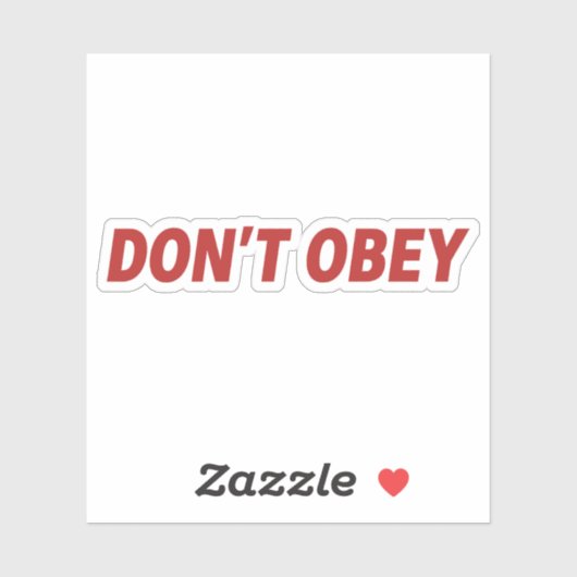 Don't Obey Portland Frog Protest シール (シート)