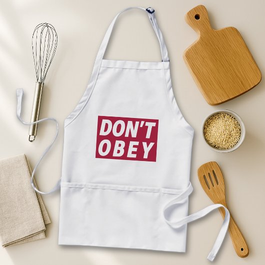 Don't Obey Portland Frog Protest スタンダードエプロン