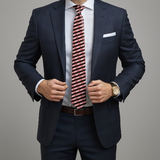 Don't Obey Portland Frog Protest ネクタイ