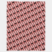 Don't Obey Portland Frog Protest フリースブランケット (正面)