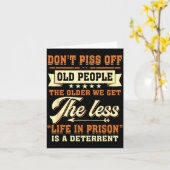 Dont Off People Older We Get The Less Life In Pris カード (黄色い花)