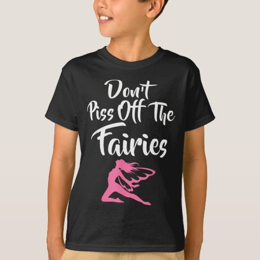 Don't Off The Fairies Fairytale Fantasy Fairy  Tシャツ (正面)