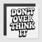 Don't Over Think It!  (正面/裏面)