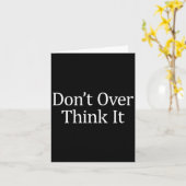 Don't Over Think It -  カード (黄色い花)