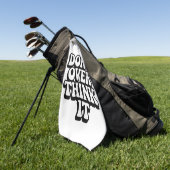 Don't Over Think It!  ゴルフタオル (グリーン)