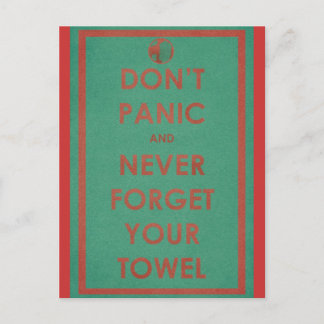 Don't Panicおもしろいデザイン ポストカード