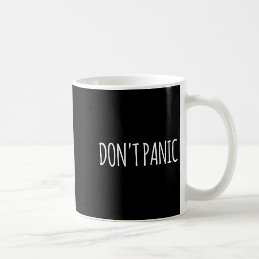 Don't Panic  コーヒーマグカップ (右)