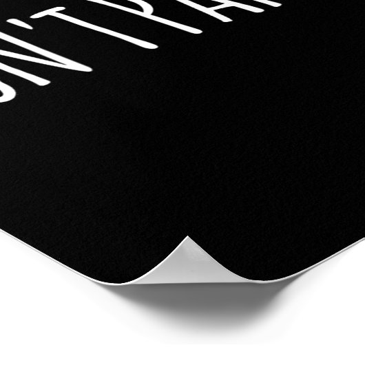 Don't Panic  ポスター (角)