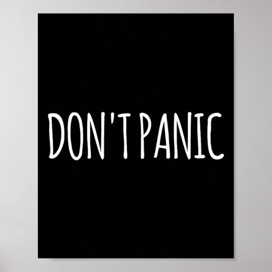 Don't Panic  ポスター (正面)