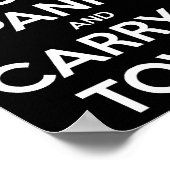 Dont Panic And Carry A Towel  ポスター (角)