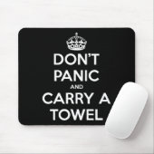 Dont Panic And Carry A Towel  マウスパッド (マウス)