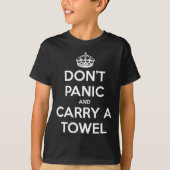 Dont Panic And Carry A Towel  Tシャツ (正面)