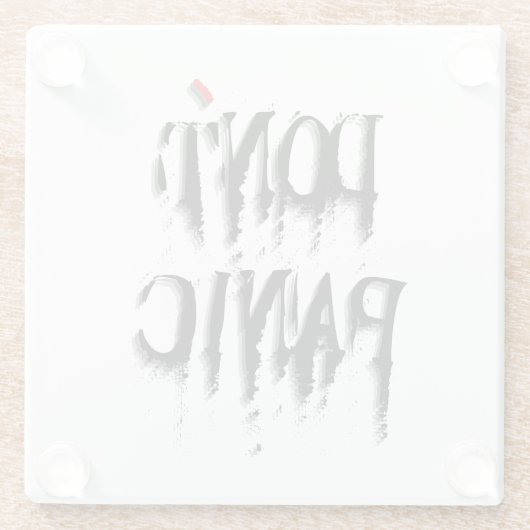 Don't Panic.b ガラスコースター (裏面)