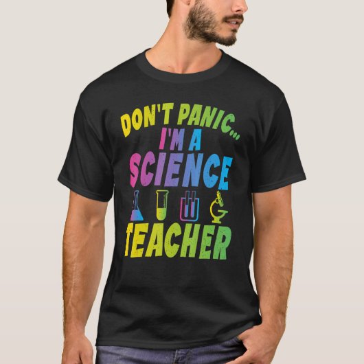 Dont Panic im科学先生 Tシャツ (正面)