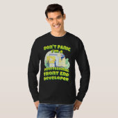 Dont Panic Im Aプロフェッショナル・フロントエンド開発者 Tシャツ (正面フル)