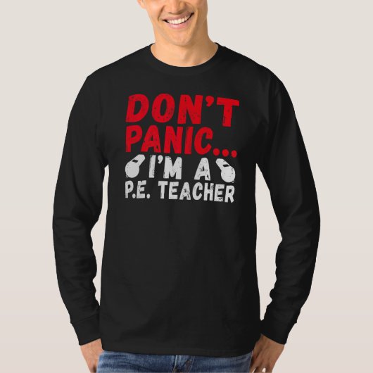 Dont Panic Im A Pe先生 Tシャツ (正面)