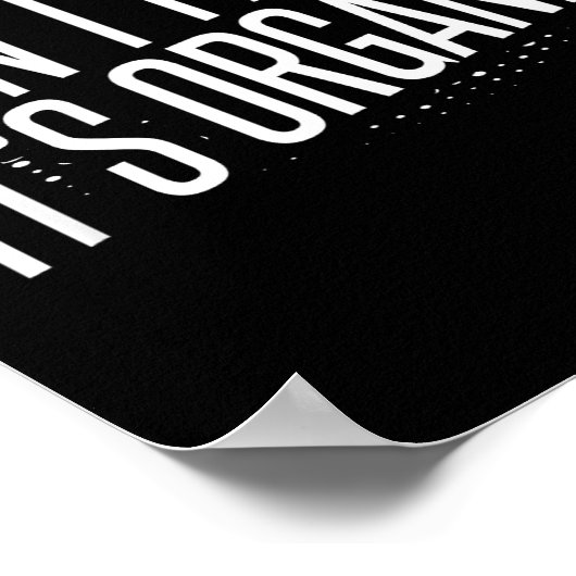 Don't Panic It's Organic  ポスター (角)