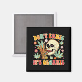 Don't Panic It's Organic Weed Skull  マグネット (正面/裏面)