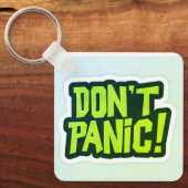 Don't Panic premium design Keychain キーホルダー (正面)