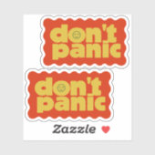 Don't Panic Sticker Pack シール (シート)
