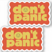 Don't Panic Sticker Pack シール (正面)