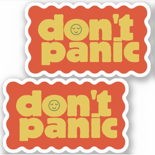 Don't Panic Sticker Pack シール (正面)