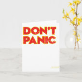 Don't Panic Vintage Distressed Shirt  カード (黄色い花)