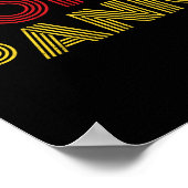 Don't Panic Vintage Distressed Shirt Long Sleeve  ポスター (角)