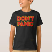 Don't Panic Vintage Distressed Shirt  Tシャツ (正面)