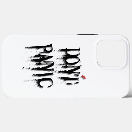 Don't Panic.w Case-Mate iPhoneケース (裏面 (横))