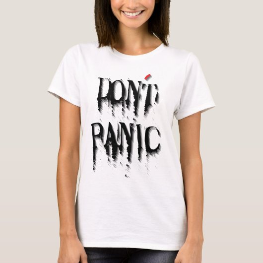 Don't Panic.w Tシャツ (正面)