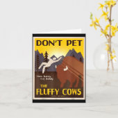 Don't Pet The Fluffy Cows  カード (黄色い花)