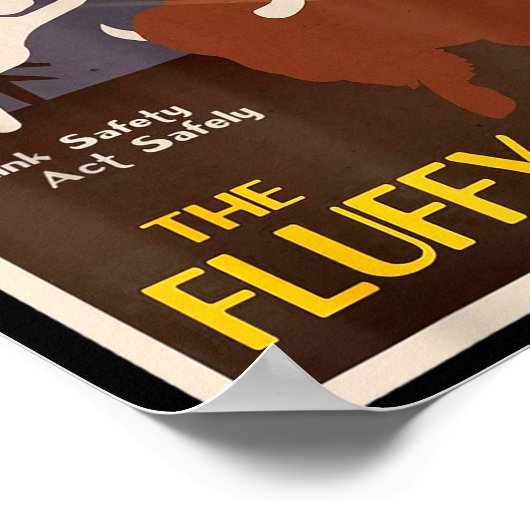 Don't Pet The Fluffy Cows  ポスター (角)