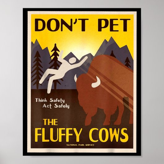 Don't Pet The Fluffy Cows  ポスター (正面)