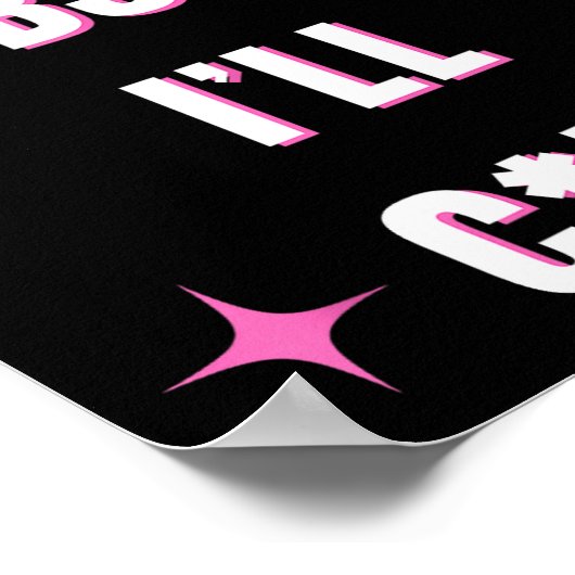 Dont Play Dubstep I'll  ポスター (角)